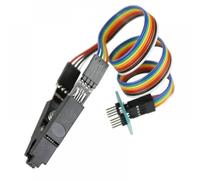 Koolenry for EEPROM 93CXX/25CXX 24CXX SOIC8 SOP8 Test Clip for in-Circuit Programming on TL866CS TL866A EZP2010 USB Programmer New