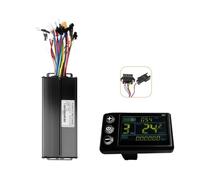 Koolenry For Electric Mountain Bike Scooter Modification 35A 1500W Brushless Motor Controller+ S866 Color LCD Display Kit 36V 48V 52V