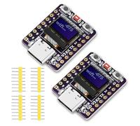 Koolenry For ESP32 C3 Development Board 2PCS with WiFi Bluetooth and 0.42" OLED Display for ESP32 Mini