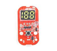 Koolenry For Flashlight Fishing Light 0-100 Power Display PCB Driver Plate Board Type-C Charging Function DIY Repair Replacement Part