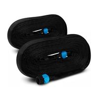 Koolenry for Garden Hose for Drip Irrigation System-2 PCS, Soaker Hose 100ft(50ftx 2), Leakproof Design Saves 80% Water