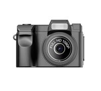 Koolenry For Kids Digital Camera 1080P HD Photography Mini Portable 4x Optical Zoom 0.96-Inch Screen Gift Option Birthday Black