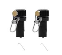 Koolenry For, Loud Warning Horn Bicycle Bell for Highway Bent Handlebars, 2PCS Cycling Bike Accessories