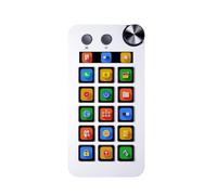 Koolenry For StreamDeck Visual Keyboards 15 Key LCD Button Live Content Creation Controller Custom Customizable Button for 634A White