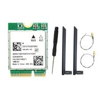 Koolenry For Win10/for Win11 Compatible RTL8922AE WiFi7 Card 6338Mbps 2.4G/5G/6G Bluetooth5.4 M. 2 NGFF Wireless WiFi Adapter Card+ 8DB Antenna