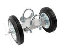 Koolenry Gate Wheel Carrier for Driveway Chain Link Gate Wheels for Metal Tube Gate Heavy Duty Gate Wheel