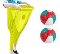Koolenry Giant Granny Pants Yard Game Set Plump Granny Pants Set Ball Catching Game for GroupsIdeal Parties Family Gatherings Yellow