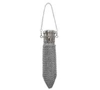 Koolenry Gifts Coin Purse 1920'S English Retro Collection Collectible Jewelry Storage Stainless Steel Medieval Purse