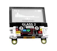 Koolenry Glass2 Unit 1.51 Inch Transparent OLED Expansion Screen Unit SSD1309 for DIY Projects & Professional Use