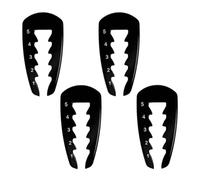 Koolenry Golf Training Aid, 4-Pack Adjustable Tee Height Setter Tool, Golf Tee Height Setting Device, Adjustable Tees for Mats