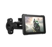 Koolenry GPS Navigation System 5 Inch Motorcycle Carplay Android Auto Voice Control IPX7 Waterproof Anti-Theft Screen Display Motor Monitor