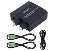 Koolenry Ground Loop Noise Isolator Mixer AU-G202 with 2 Inputs and 2 Outputs for PC NS PS Game Systems Console