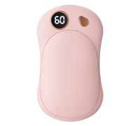 Koolenry Hand Warmers 2Pc Hand Warmers Winter Outdoor/Skiing/HIiking 3 Heat Settings Portable Digital Display Pink