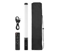 Koolenry Handheld LED RGB Tube Light Video Light Wand 3200K-5500K Dimmable 10 Effects Modes Remote Built-in Battery Control