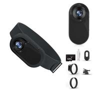 Koolenry HD 1080P Dog Tracker Collar No WiFi Needed Cat Camera Collar Camera with Video Records Cat Dog Gift Black