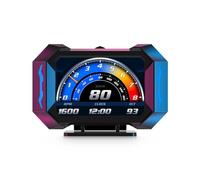 Koolenry Head-Up Display Auto LCD Obd2 HUD Digital Car Speedometer Projector Off-Road Slope Meter Inclinometer Water Temp Gauge