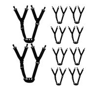 Koolenry Helmet Chin Strap 10-Pack, Multi-Point Adjustment Strap for Hard Hats, Replacement Parts