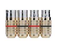 Koolenry Hi End XLR Plug CG M XLR Audio Plug Plated XLR Male and Female Balance Connector Plug for DIY Cable