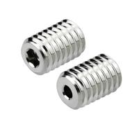 Koolenry High Flow CHT Nozzle Copper Connector for V6 Volcano Hotend Compatible with Volcano Heater Block and V6 Nozzle 2Pcs