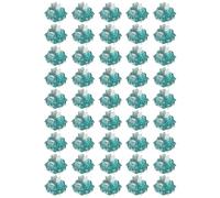 Koolenry High-Performance 45PCS Creamy Cyan Mechanical Switches for Keyboards - 5 Pins, Voiced Shafts 50±7gf for Gamers