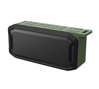 Koolenry High Power Portable Outdoor Bluetooth Speaker Waterproof Wireless Music Player Subwoofer Supports AUX TF Card Green