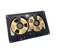Koolenry Hollow Case Cassette Audio Reel to Reel 50 Minute Blank Tape Double Sided Metal Reel Self-Made