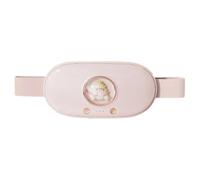 Koolenry Hot Compress Pad Heated Massage Belt Menstrual Heating Pad Menstrual Pain Relief Abdominal Massage Warm Palace Belt