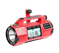 Koolenry HRD908 Multi-Function Emergency Radio with AM/FM/SW/Bands Large Flashlight, Large Speaker, Hand-Crank Generator