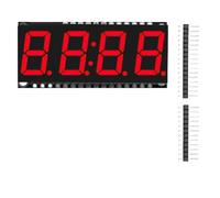 Koolenry HT16K33 0.56" 4-Digit 7-Segment LED Display Module Time Clock Indicator Tube Module Red