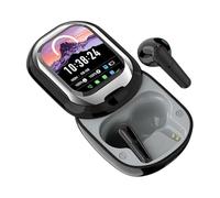 Koolenry In-Ear Full-Color Touch Screen Wireless Long-Life Noise Reduction Bluetooth Headset with Smart Watch Function Headset