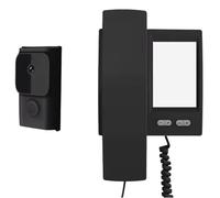 Koolenry Infrared Night Vision Doorbell 3.5-Inch IPS Screen Dialogue Door Camera Full Viewing Angle Wireless Intercom