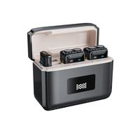 Koolenry Intelligent Noise Reduction Wireless Lavalier Microphone SX22 1in2 Display Compartment Clear Sound Pickup