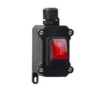 Koolenry IP68 Waterproof Boat Rocker Switch 30A 12-24V Waterproof Switch with LED Light Power Button ON/Off