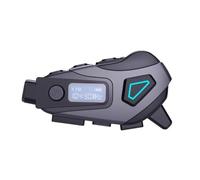 Koolenry K10 Motorcycle Helmet Intercom Headset Bluetooth 5.4 FM Interphone IPx8 Waterproof Moto with DVR Video LCD Display