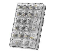 Koolenry K21 Number Pad Bluetooth Mechanical Keyboard RGB 21Keys Transparent Photoshop Accounting Numpad Gaming Keyboard White