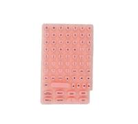 Koolenry Keyboard Pad Silicone Manicure Art Protective Membrane for Women for Office Typing Devices for Long Nails Keyboard Film E