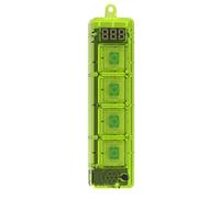 Koolenry Keycap Keychain Fingertip Keyboard Toy with Timing-Speed Changer 4 Keys Decompression Mechanical Design Green