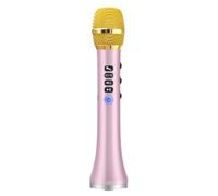 Koolenry L-698DSP 20W Bluetooth Microphone withWireless Speaker forEnhanced Sound Quality Rose Gold