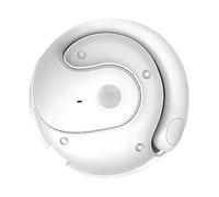 Koolenry Language Translator Headphones Bluetooth-Compatible 5.4 Ear Hanging Headphone Wireless Open-Ear Headphones White