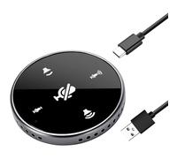 Koolenry Laptop Omnidirectional USB Conference Microphone with Speaker, for Zoom Meetings,VoIP Call, Computer Mic