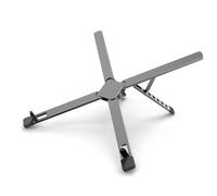 Koolenry Laptop Stand Folding Heat Dissipation Laptop Dock Portable Computer Base Dark Grey