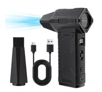 Koolenry LED Display and Light,Electric Air Duster, 130, 000 RPM Turbo Blower Compressed Air Duster for Keyboard,PC Car Home