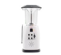 Koolenry Light for Outdoor Use Solar Powered Portable Radio Multifunctional Featuring Mobile Phone Charging Emergency Alarm Sound System