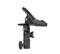 Koolenry Light Stand Reflector Clip E-Type Clamp Screw Swivel Adapter Reflector Holder Clamp for Photo Studio