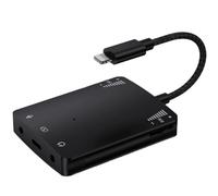 Koolenry Live Streaming Adapter for Loading Microphones Sound Card Converter Live Stereo No Noise Adapter Cable