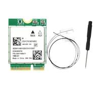 Koolenry M. 2 NGFF Wireless WiFi Adapter Card RTL8922AE WiFi7 Card 6338Mbps 2.4G/5G/6G Tri-Band Bluetooth5.4 Kit for Win10/for Win11