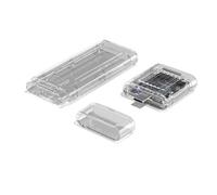 Koolenry M.2 NVMe SSD Enclosure Detachable M.2 to Type-C USB3.2 External Adapter NVME SSD Box Laptop Accessories Clear