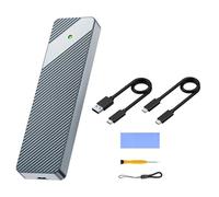 Koolenry M.2 SSD Case Dual Protocol NVMe/NGFF External Box M.2 Solid State Mobile Hard Disk Box M.2 Solid State SSD Enclosure