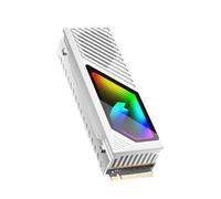 Koolenry M2 SSD HDD Cooler ARGB Solid State Drive Heat Dissipation Vest NVME SSD2280 Brass Heat Sink M2 Heat Sink withFan NVME SSD2280 Brass Heat Sink, Solid State Drive Heat Dissipation Vest B