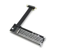 Koolenry M2 to PCIE Riser Card PCIe X1 1x M. 2 NVMe M Key Gen3.0 PCI-E 3.0 Extension Cable M2 Key-M PCI-Express Riser